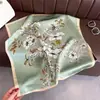 Pañuelo Cuadrado de Falso Seda con Estampado Paisley Retro 70cm Pañuelo de Seda Satinada con Estampado de Cebra Estampado de Castillo Accesorio para Traje Camisa Pañuelo