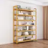 Estantería de exhibición, estantería de almacenamiento, gabinete de exhibición de cosméticos de varios niveles de pie, zapatero, estantería de exhibición de almacenamiento de acero y madera