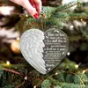 Venta Caliente Transfronteriza Navidad Inglés Colgante Redondo Acrílico 2D Colgante Decorativo Accesorios Mochila Boxeo Colgante para Coche