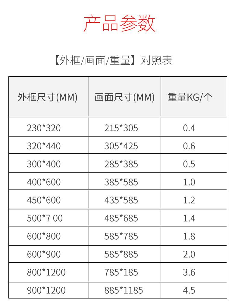 磁吸海报框
