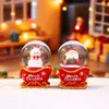 Base de trineo navideño transfronterizo bola de cristal pequeña regalo de vacaciones para niños decoración navideña para el hogar fabricante venta al por mayor