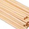 Palitos de bambú redondos de varios tamaños Materiales hechos a mano para bricolaje palitos de bambú delgados palitos redondos pequeños palitos de madera brochetas de bambú tallos de ramo palitos para contar