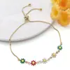 Girasol de Acero Inoxidable Flor de Ocho Pétalos Doble Cara Goteo de Aceite Cadena de Crisantemo Accesorios para Joyería de Collar Pendiente DIY Transfronterizos