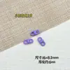 Color Caramelo Hebilla de Figura de Ocho Campana Aleación Pintura DIY Cadena de Cuentas Cadena de Teléfono Accesorios de Joyería Cuentas Sueltas Materiales para Collares