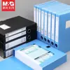 Caixa de Arquivo Econômica Luz da Manhã Caixa de Documentos de Escritório A4 Material PP Espessado Caixa de Armazenamento Comprovante Financeiro Adm9481