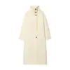 Atacado de Roupas Femininas Transfronteiriço: Casaco Trench Coat Longo de Lã Dupla Face com Gola Alta Estilo Europeu e Americano para Mulheres com um Toque de Socialite de Alto Nível
