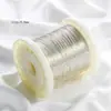 Alambre de Cobre Relleno de Oro de 14K Hilo Dorado Pulsera Hecha a Mano DIY Hilo para Abalorios Hilo Plateado Hilo de Cobre Hilo de Cobre Suave que Conserva el Color Venta al por Mayor