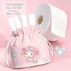 Toalha de Algodão Macia com Padrão de Pérola Autenticada Sanrio Hello Kitty Toalha Descartável para Lavar o Rosto Desenho Animado Cinnamomum Dog Toalha Suavizante