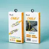 Caixa de Embalagem Especial para Cabos de Dados de Suporte, Silicone 240W Um para Três, Quatro em Um, Embalagem de Cabo de Carregamento Dois para Dois
