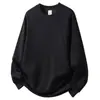 Sudadera de cuello redondo con retazos de color sólido estilo americano para hombre, marca de moda, otoño, resistente, corte holgado, top versátil casual de manga larga para pullover