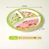 Plato Compartimentado Ligero Transfronterizo para Niños y Adultos, Plato de Desayuno para Uso Doméstico, Plato Dividido 211, Plato para Comer Saludable