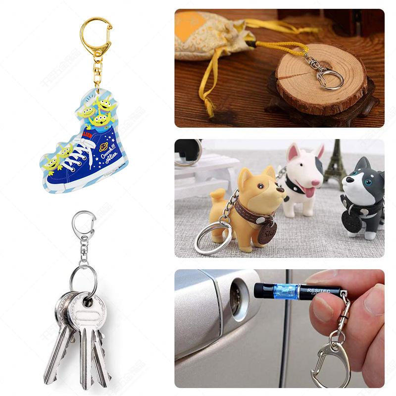 镍色锌合金C扣+8字主图05