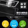 Alimentador de anillo de alimentación para acuario, alimentador de acrílico suspendido, punto fijo, alimento para peces, anillo de alimentación montado en la pared