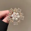 Broche Floral Europeu e Americano Transfronteiriço, Decoração de Casaco Vintage Floral de Alto Padrão, Corsage, Alfinete de Fixação Anti-Exposição