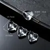 Piezas de Tallado en Vidrio Cristal Blanco Imitación Accesorios para Pulsera de Cabeza de Gato Pixiu Joyería DIY Hecha a Mano Accesorios Directo del Fabricante