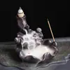 Queimador de incenso de refluxo criativo direto da fábrica incenso de refluxo sândalo cerâmica ornamentos de queimador de incenso podem ser enviados em nome