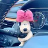 Para-lama de Carro Acessórios Internos de Carro Enfeites de Boneco Piloto Presente Conjunto de Pisca-alerta e Limpador de Para-brisa Alavanca de Câmbio