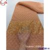 Tela de Encaje Bordado con Lentejuelas de Burbujas de Ancho Completo Retro Francés Lentejuelas para Novia Tela de Encaje