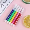 Mini Pincéis Pequenos para Crianças 6 Cores 4 Cores Conjunto de Canetas Aquareláveis para Jardim de Infância Lavável Arte Pintura Giz de Cera para Grafite