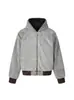 Chaqueta de Algodón con Capucha Reversible Retro Americana para Hombre y Mujer 2025 Invierno Nuevo Suelta Casual Gruesa Cálida Abrigo Trendy