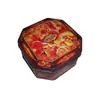 Caixa de Lata Personalizada para Bolo da Lua, Caixa Individual para Bolo da Lua, Caixa Octogonal para Bolo da Lua, Caixa de Lata, Caixa para Bolo da Lua de Formato Especial