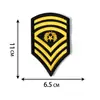 Brazalete de División Aerotransportada Militar Pegatina de Tela Bordada Ventilador Militar Cabeza de Águila Táctica Velcro Insignia Militar Insignia de Moral Velcro