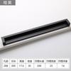 Manija oscura empotrada moderna minimalista tatami manija invisible cajón de armario gabinete tirador ranurado dorado negro
