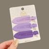 Pasador Dulce de Princesa Estilo Ins con Flequillo Lateral, Pinza para el Cabello Delicada y Versátil, Accesorio para el Cabello de Color Dopamina