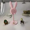 Soporte para Teléfono de Conejito Popular en Tiktok, Altura Ajustable, Soporte para Tablet para Maratones de Estudio, Soporte Perezoso de Escritorio para Teléfono