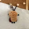 Chaveiro de pelúcia fofo de barata de desenho animado pingente para mochila de estudante boneca animal de brincadeira acessórios de presente para namoradas