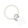 Nuevo Llavero de Pulsera Redonda de Silicona con Forma de Corazón Correa de Muñeca Portátil Anti-Caída y Anti-Pérdida para Teléfono Móvil