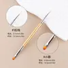 Nuevo Set de 6 Plumas de Manicura Pintadas de Doble Punta Color Metalizado Pluma de Manicura de Doble Punta con 12 Cabezales Fábrica