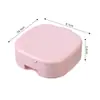 Espelho de Maquiagem Caixa de Armazenamento à Prova de Poeira Integrada Portátil Exquisito Pente com Múltiplos Compartimentos com Tampa Espelho de Maquiagem para Beleza Espelho de Maquiagem Fofo Simples