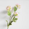 Flor Artificial Realista Madera Flor de Hortensia Ramo de Flores Bola de Nieve Flor Falsa Flor de Seda Mesa Decoración Hogar Fotografía Material de Flores