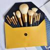 Conjunto de Pincéis de Maquiagem Xingdonger de Madeira com 12 Peças para Iniciantes e Estudantes, Ferramentas de Maquiagem para Blush e Sombra