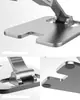 Soporte Plegable, Ajustable y Estable para Teléfono y Tableta - para Escritorio, Hogar, Baño | Aluminio + Silicona