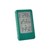 Reloj despertador simple de temperatura y humedad con pantalla LCD de pantalla grande, reloj de mesita de noche, diseño de reloj de venta caliente transfronteriza, doble uso para colgar y de pie