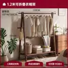 Perchero de Madera Maciza Madera de Haya De Pie para el Hogar Perchero de Piso para Dormitorio Perchero Interior Simple para Guardar Ropa