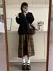 2026lazada Primavera Outono Roupas Femininas Cardigan de Tricô Estilo College Preguiçoso Versátil Estilo Retrô Cardigan Suéter de Botão Único