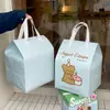 Bolsa Aislante para Pastel Caja para Pastel de Cumpleaños Para Llevar 6 pulgadas 8 pulgadas Desechable Postre Empaque Espesado Bolsa de Mano en Stock