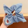Elástico de Cabelo Doce com Laço de Renda para Meninas, Faixa para Coque, Acessório de Cabelo para Menininhas, Elástico para Rabo de Cavalo