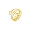 Anillo Imán Popular Transfronterizo Europeo y Americano Anillo con Forma de Anillo Imán de Línea Anillo de Tamaño Ajustable de Alta Gama
