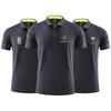 Alta qualidade de secagem rápida Polo Camisa Shop Assistant T-shirt manga curta Summer Ice Silk Lapel Enterprise Work Clothes Impressão logotipo Tooling