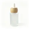 Garrafa Plana de Ombro Nova do Fabricante 20ml 30ml 50ml 80ml 100ml Vidro de Grau Alimentício Garrafa Dosadora para Essência Óleo Essencial