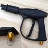 Lavadora de autos doméstica, juego de manguera de agua a alta presión y pistola rociadora, manguera a prueba de explosiones, boquilla de espuma para lavado de autos, cabezal rociador de acero inoxidable