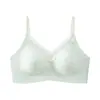 Soporte suave tipo gel, dulce ropa interior floral para niña, antideslizante, realzador, cómoda, amigable con la piel, push-up, sujetador transpirable GM16