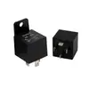 Relé Automotivo AUU de Alta Qualidade 40A 12V 24V 4 pinos/5 pinos JD1914/JD1912 À Prova D'água Metal com Suporte