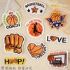 Parche bordado original con el logo del equipo de baloncesto, parche bordado, parche con el logo del equipo, accesorios para ropa, accesorios DIY, pegatinas de tela