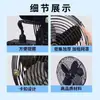 Ventilador Externo Transfronteiriço de Comércio Exterior Ventilador a Bateria de Lítio Ventilador de Mesa Pequeno Ventilador Pequeno para Acampamento Portátil Silencioso Mini Bateria de Lítio