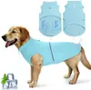 Chaleco enfriador de verano para mascotas transfronterizo, ropa enfriadora para perros, ropa enfriadora reflectante transpirable para perros grandes con hebilla para correa